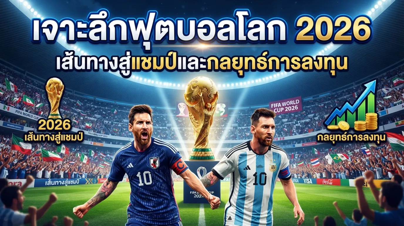 เจาะลึกฟุตบอลโลก 2026: เส้นทางสู่แชมป์และกลยุทธ์การลงทุน